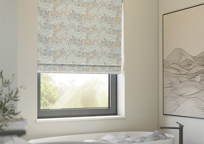 William Morris At Home Larkspur, Woad - Twist&Fit Roman Blind - Image 5